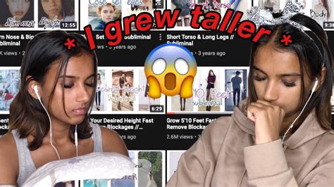 I listened to SUBLIMINALS for ONE WEEK *i grew taller!*.